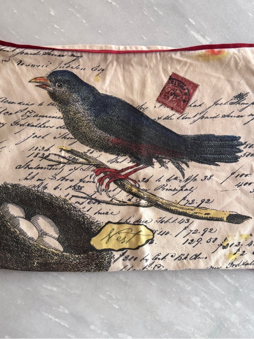 Newport Down Bird Nest Pillow Zip Rectangle Cover French Country Cottage